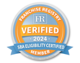Franchise Registry Verified 2024 SBA Eligibility Certified Member