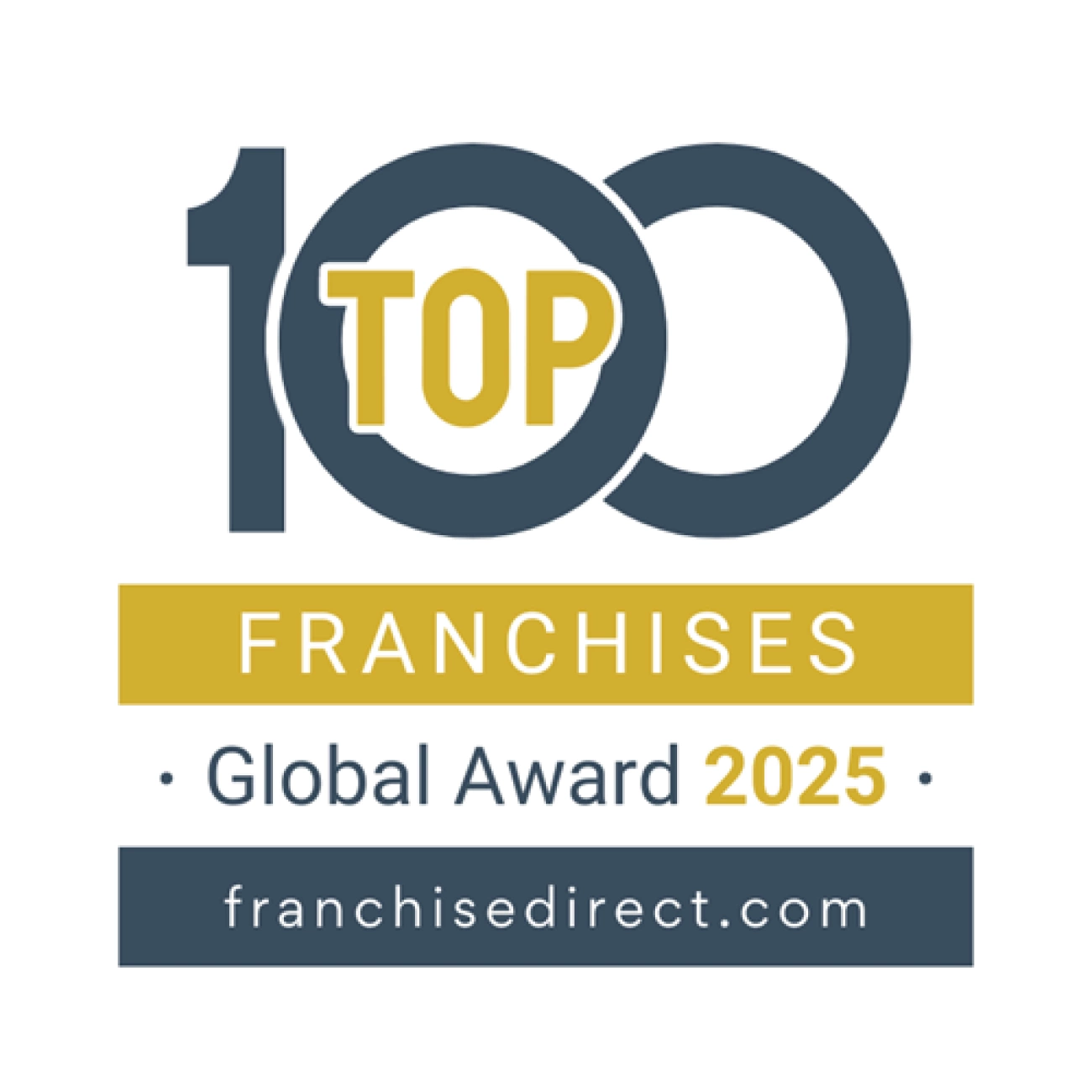 Top 100 Franchises Global Award 2024 franchisedirect.com